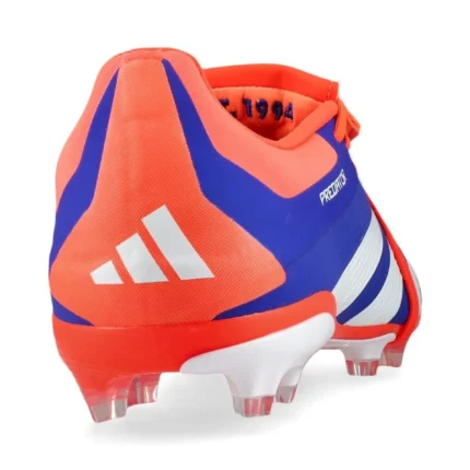 Adidas Predator Elite Fold-Over Tongue FG Advancement - Lucid Blue/Footwear White/Solar Red Kids - Image 6