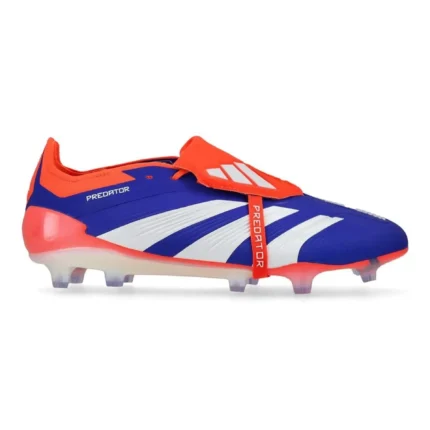 Adidas Predator Elite Fold-Over Tongue FG Advancement - Lucid Blue/Footwear White/Solar Red - Image 1