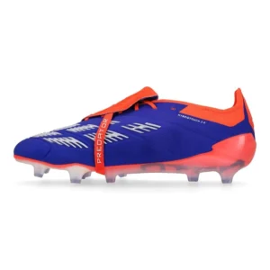 Adidas Predator Elite Fold-Over Tongue FG Advancement - Lucid Blue/Footwear White/Solar Red - Image 4