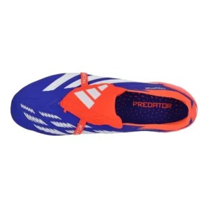 Adidas Predator Elite Fold-Over Tongue FG Advancement - Lucid Blue/Footwear White/Solar Red - Image 3