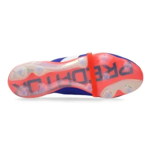Adidas Predator Elite Fold-Over Tongue FG Advancement - Lucid Blue/Footwear White/Solar Red - Image 2