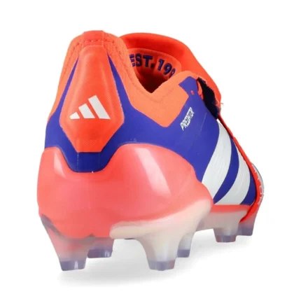 Adidas Predator Elite Fold-Over Tongue FG Advancement - Lucid Blue/Footwear White/Solar Red - Image 6