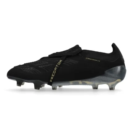 Adidas Predator Elite Fold-Over Tongue FG Dark Spark - Core Black/Carbon/Gold Metallic - Image 3