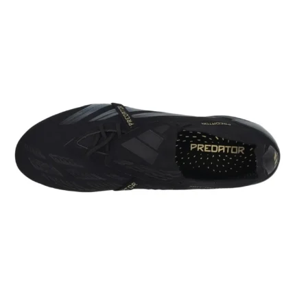 Adidas Predator Elite Fold-Over Tongue FG Dark Spark - Core Black/Carbon/Gold Metallic - Image 4
