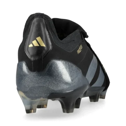Adidas Predator Elite Fold-Over Tongue FG Dark Spark - Core Black/Carbon/Gold Metallic - Image 6