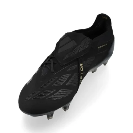 Adidas Predator Elite Fold-Over Tongue FG Dark Spark - Core Black/Carbon/Gold Metallic - Image 7