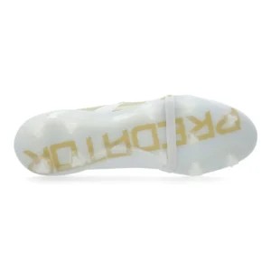 Adidas Predator Elite Fold-Over Tongue FG Day Spark - Footwear White/Gold Metallic/Footwear White - Image 2