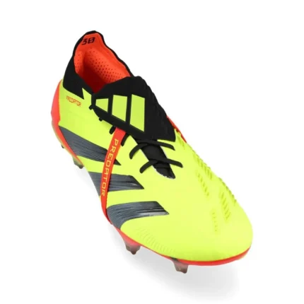 Adidas Predator Elite Fold-Over Tongue FG Energy Citrus - Solar Yellow/Core Black/Solar Red - Image 7