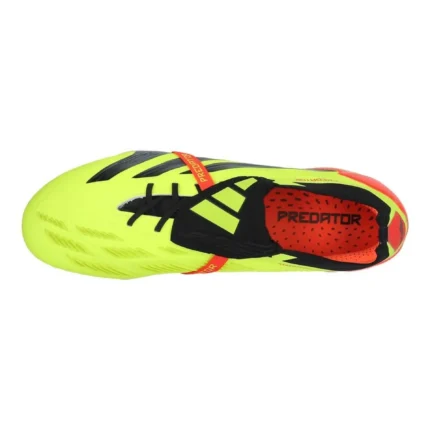 Adidas Predator Elite Fold-Over Tongue FG Energy Citrus - Solar Yellow/Core Black/Solar Red - Image 4