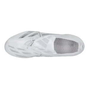 Adidas Predator Elite Fold-Over Tongue FG Pearlized - Footwear White/Silver Metallic - Image 4