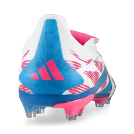 Adidas Predator Elite Fold-Over Tongue FG Reemergence - Footwear White/Solar Blue/Solar Pink Kids - Image 6