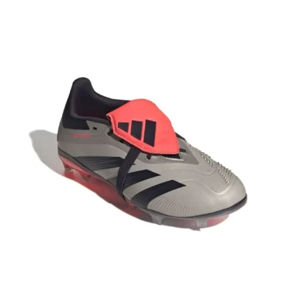 Adidas Predator Elite Fold-Over Tongue FG Vivid Horizon - Platin Metallic/Aurora Black/Turbo Kids - Image 4