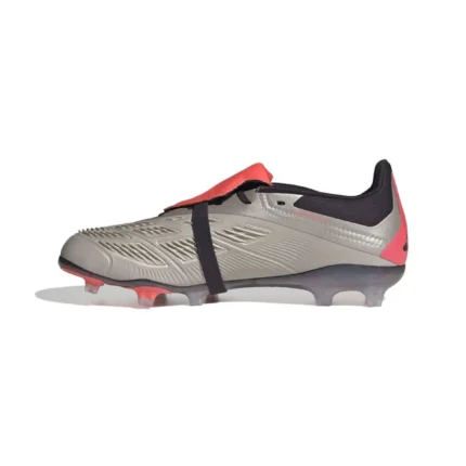 Adidas Predator Elite Fold-Over Tongue FG Vivid Horizon - Platin Metallic/Aurora Black/Turbo Kids - Image 3