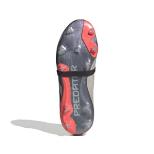 Adidas Predator Elite Fold-Over Tongue FG Vivid Horizon - Platin Metallic/Aurora Black/Turbo Kids - Image 2
