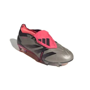 Adidas Predator Elite Fold-Over Tongue FG Vivid Horizon - Platin Metallic/Aurora Black/Turbo - Image 3