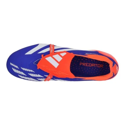 Adidas Predator Elite Fold-Over Tongue SG Advancement - Lucid Blue/Footwear White/Solar Red - Image 4