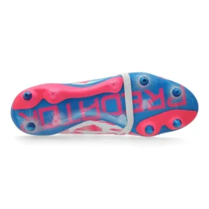 Adidas Predator Elite Fold-Over Tongue SG Reemergence - Footwear White/Solar Blue/Solar Pink - Image 2