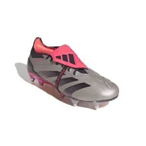 Adidas Predator Elite Fold-Over Tongue SG Vivid Horizon - Platin Metallic/Aurora Black/Turbo - Image 4
