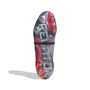 Adidas Predator Elite Fold-Over Tongue SG Vivid Horizon - Platin Metallic/Aurora Black/Turbo - Image 2