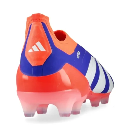Adidas Predator Elite Laceless AG Advancement - Lucid Blue/Footwear White/Solar Red - Image 6