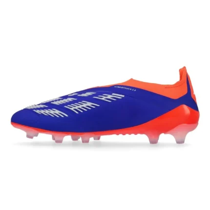 Adidas Predator Elite Laceless AG Advancement - Lucid Blue/Footwear White/Solar Red - Image 3