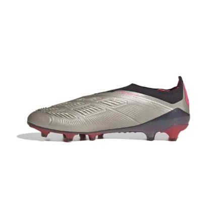 Adidas Predator Elite Laceless AG Vivid Horizon - Platin Metallic/Aurora Black/Turbo - Image 3