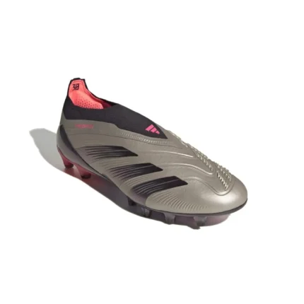 Adidas Predator Elite Laceless AG Vivid Horizon - Platin Metallic/Aurora Black/Turbo - Image 4