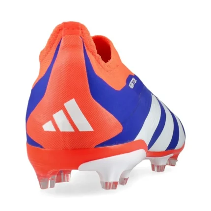 Adidas Predator Elite Laceless FG Advancement - Lucid Blue/Footwear White/Solar Red Kids - Image 6