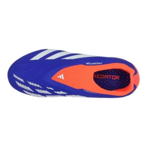 Adidas Predator Elite Laceless FG Advancement - Lucid Blue/Footwear White/Solar Red Kids - Image 4