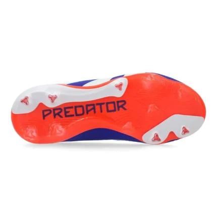 Adidas Predator Elite Laceless FG Advancement - Lucid Blue/Footwear White/Solar Red Kids - Image 2