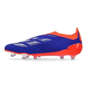 Adidas Predator Elite Laceless FG Advancement - Lucid Blue/Footwear White/Solar Red - Image 3