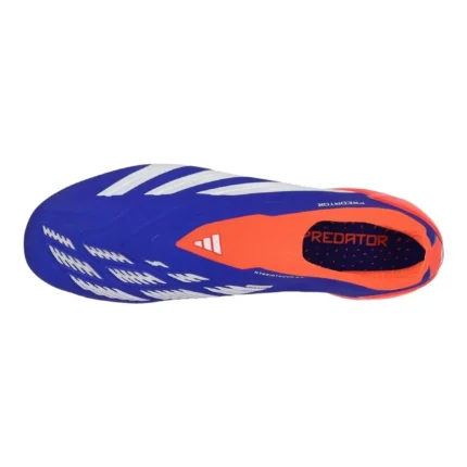 Adidas Predator Elite Laceless FG Advancement - Lucid Blue/Footwear White/Solar Red - Image 4