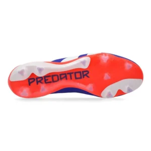 Adidas Predator Elite Laceless FG Advancement - Lucid Blue/Footwear White/Solar Red - Image 2