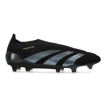 Adidas Predator Elite Laceless FG Dark Spark - Core Black/Carbon/Gold Metallic - Image 1