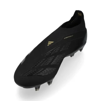 Adidas Predator Elite Laceless FG Dark Spark - Core Black/Carbon/Gold Metallic - Image 5