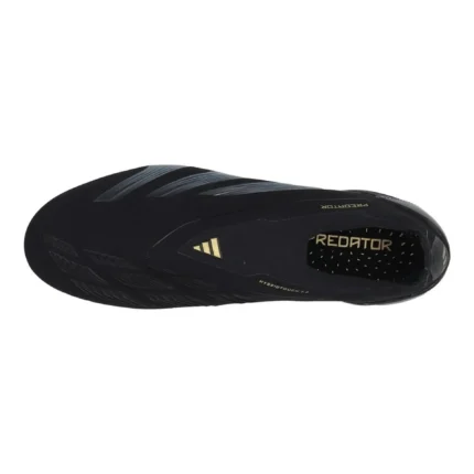 Adidas Predator Elite Laceless FG Dark Spark - Core Black/Carbon/Gold Metallic - Image 4