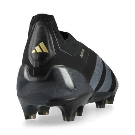 Adidas Predator Elite Laceless FG Dark Spark - Core Black/Carbon/Gold Metallic - Image 6