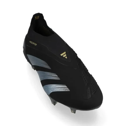 Adidas Predator Elite Laceless FG Dark Spark - Core Black/Carbon/Gold Metallic - Image 7
