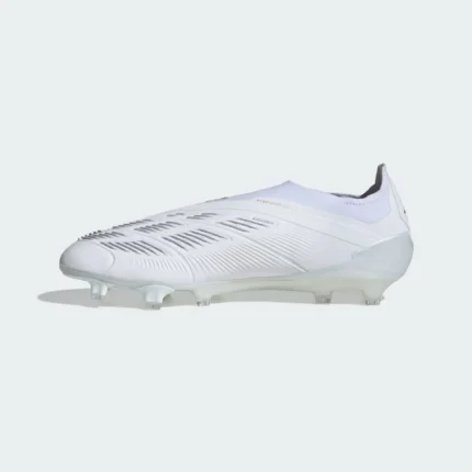Adidas Predator Elite Laceless FG Day Spark - Footwear White/Gold Metallic/Footwear White - Image 1