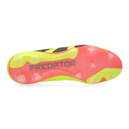 Adidas Predator Elite Laceless FG Energy Citrus - Solar Yellow/Core Black/Solar Red Kids - Image 2