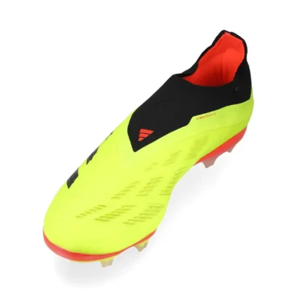Adidas Predator Elite Laceless FG Energy Citrus - Solar Yellow/Core Black/Solar Red Kids - Image 5