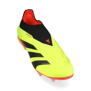 Adidas Predator Elite Laceless FG Energy Citrus - Solar Yellow/Core Black/Solar Red Kids - Image 7