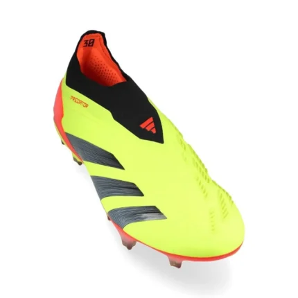 Adidas Predator Elite Laceless FG Energy Citrus - Solar Yellow/Core Black/Solar Red - Image 7