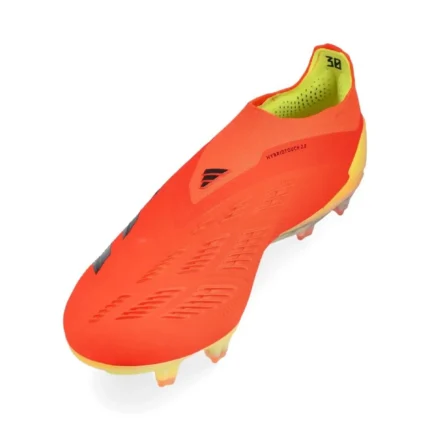 Adidas Predator Elite Laceless FG Predstrike - Solar Red/Core Black/Solar Yellow Limited Edition - Image 5