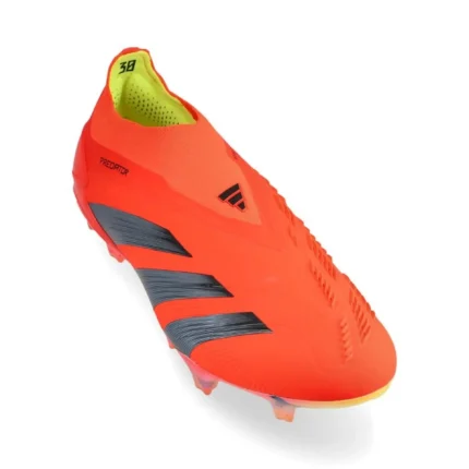 Adidas Predator Elite Laceless FG Predstrike - Solar Red/Core Black/Solar Yellow Limited Edition - Image 7