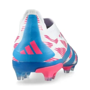 Adidas Predator Elite Laceless FG Reemergence - Footwear White/Solar Blue/Solar Pink Kids - Image 6