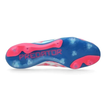 Adidas Predator Elite Laceless FG Reemergence - Footwear White/Solar Blue/Solar Pink - Image 2