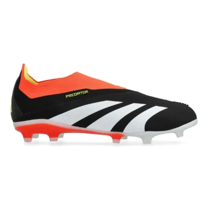 Adidas Predator Elite Laceless FG Solar Energy - Core Black/Footwear White/Solar Red Kids - Image 1