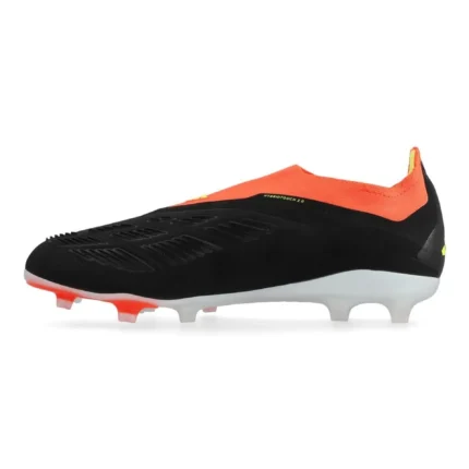 Adidas Predator Elite Laceless FG Solar Energy - Core Black/Footwear White/Solar Red Kids - Image 3