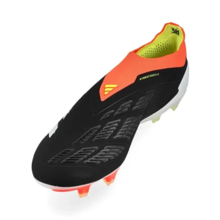 Adidas Predator Elite Laceless FG Solar Energy - Core Black/Footwear White/Solar Red - Image 7